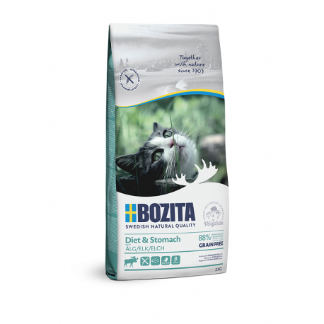 Bozita Diet & Stomach Grain Free Elk kassitoit 2kg