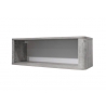 Seinariiul FRIEDA mattvalge / hall puit, 90x32xH31 cm