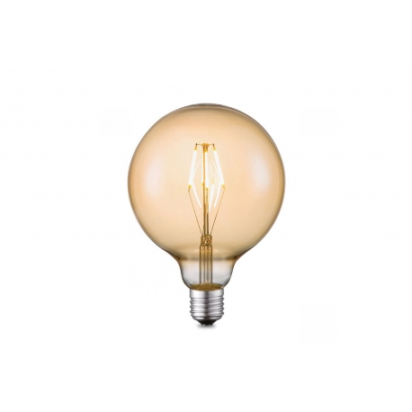 LED lamp CARBON merevaik, D12,5xH17 cm, 4W, E27, 3000K