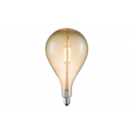 LED lamp CARBON merevaik, D16xH29 cm, 4W, E27, 2700K