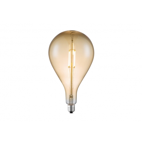 LED lamp CARBON merevaik, D16xH29 cm, 4W, E27, 2700K