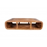 Diivanilaud CURVED II sheesham, 100x50xH30 cm