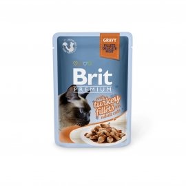 Brit Premium Turkey Fillets in Gravy märgtoit kassidele 24x85g