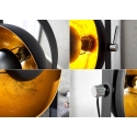 Põrandavalgusti STUDIO must / kuldne, 37x37xH130 cm