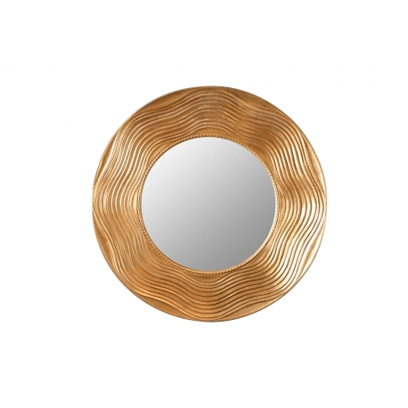 Seinapeegel CIRCLE kuldne, D100x4 cm