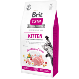 Brit Care Cat Grain-Free Kitten Healthy Growth kassitoit 7kg
