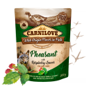 Carnilove Pouch Pheasant and Raspberry Leaves einekotike koertele 12x300g