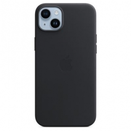 Apple iPhone 14 Plus Leather Case with MagSafe, must - Nahkümbris