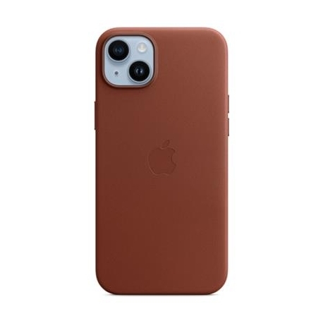 Apple iPhone 14 Plus Leather Case with MagSafe, pruun - Nahkümbris
