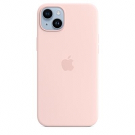 Apple iPhone 14 Plus Silicone Case with MagSafe, roosa - Silikoonümbris