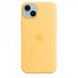 Apple iPhone 14 Plus Silicone Case with MagSafe, kollane - Silikoonümbris