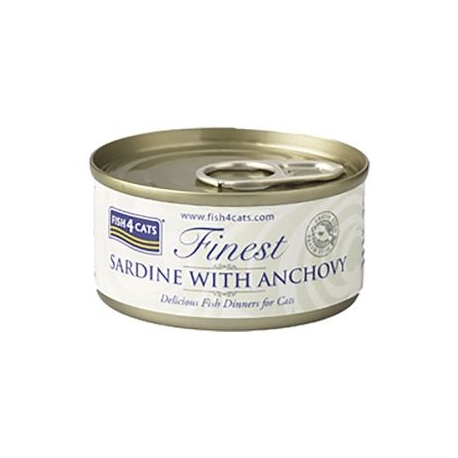 Fish4Cats kassitoit makrell/anžoovis konserv 10x70g