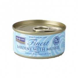 Fish4Cats kassitoit sardiin/karbid konserv 10x70g