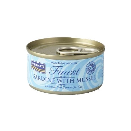 Fish4Cats kassitoit sardiin/karbid konserv 10x70g