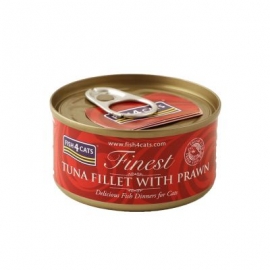 Fish4Cats kassitoit tuunikala/krevett konserv 10x70g