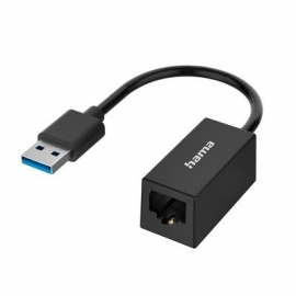 Hama Network Adapter, USB-A - LAN, must - Adapter