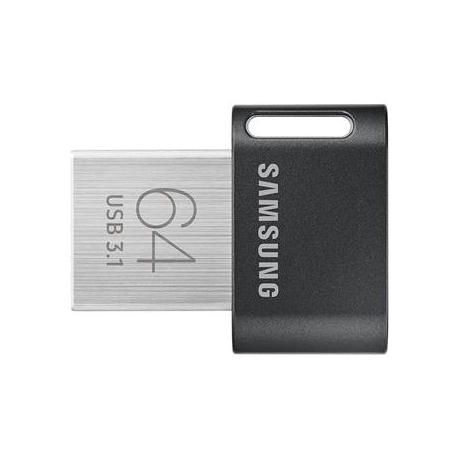 Samsung FIT Plus, USB 3.1, 64 GB, must - Mälupulk