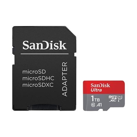 SanDisk Ultra microSDXC, 1 TB, hall - MicroSD mälukaart SD adapteriga