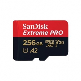 SanDisk Extreme Pro UHS-I, microSD, 256 GB - Mälukaart ja adapter
