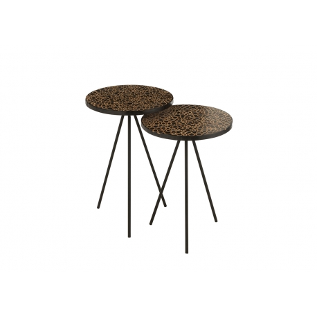 Abilaudade komplekt RINGS tumepruun, 2 tk