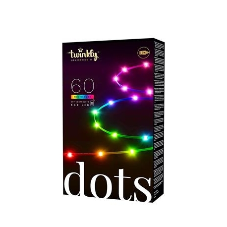 Twinkly Dots, 60 LED, IP20, 3 m, valge - Nutikas valgusriba