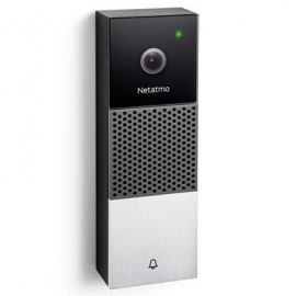 Netatmo Smart Video Doorbell, 2 Mpx, WiFi, inimese tuvastus, öörežiim, must/hall/valge - Nutikas uksekell kaameraga