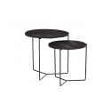 Diivanilaudade komplekt MASON must, 2 tk