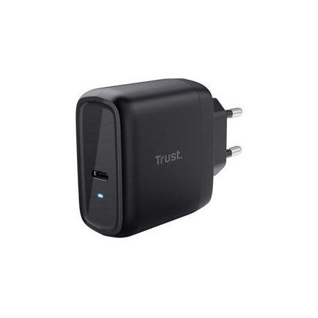 Trust Maxo, 65W, USB-C, must - Vooluadapter