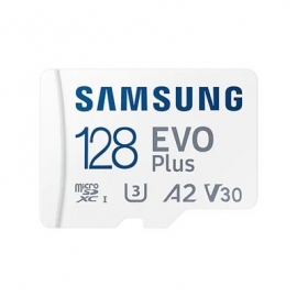 Micro SDXC mälukaart Samsung EVO Plus 2021 + SD adapter (128GB)