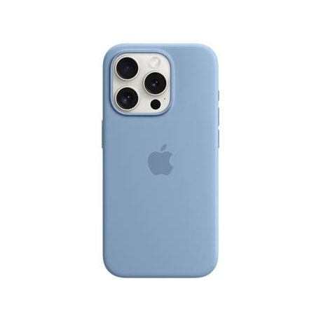 Apple Silicone Case with Magsafe, iPhone 15 Pro, helesinine - Ümbris