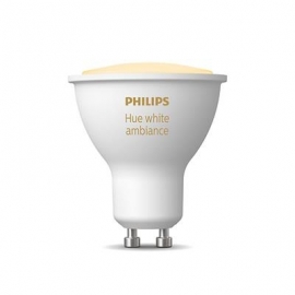 Philips Hue White Ambiance, GU10, valge - Nutivalgusti