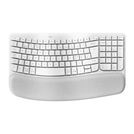 Logitech Wave Keys, SWE, valge - Juhtmevaba klaviatuur