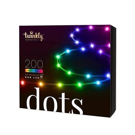 Twinkly Dots, 200 LED, IP20, 10 m, valge - Nutikas valgusriba