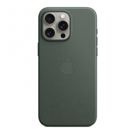 Apple FineWoven Case with MagSafe, iPhone 15 Pro Max, roheline - Ümbris