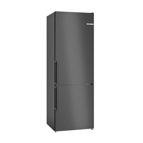 Bosch, NoFrost, 440 L, kõrgus 203 cm, must - Külmik