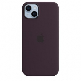 Apple iPhone 14 Plus Silicone Case with MagSafe, pruun/lilla - Silikoonümbris