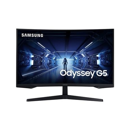 Samsung Odyssey G5, 27", nõgus QHD, 144 Hz, LED VA, must - Monitor