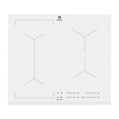 Electrolux, EcoTimer, laius 59 cm, raamita, valge - Integreeritav induktsioonpliidiplaat