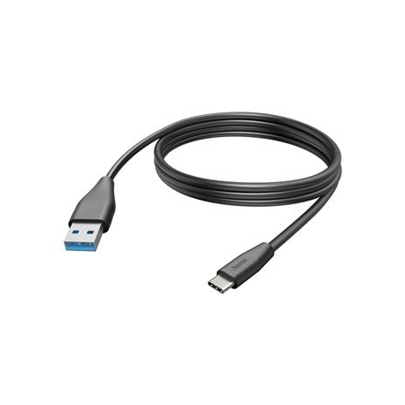 Hama Charging Cable, USB-A, USB-C, 3 m, must - USB kaabel