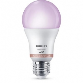 Philips WiZ LED Smart Bulb, 60 W, E27, RGB - Nutivalgusti