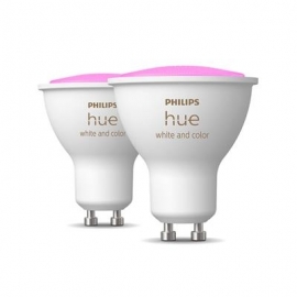Philips Hue White and Color Ambiance, GU10, 2 tk, värviline - Nutivalgusti komplekt