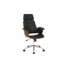 Kontoritool MANHATTAN pruun / must, 64x74xH113-123 cm