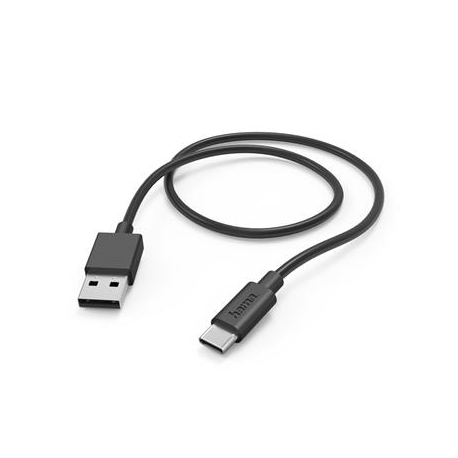 Hama Charging Cable, USB-A, USB-C, 1m, must - USB kaabel
