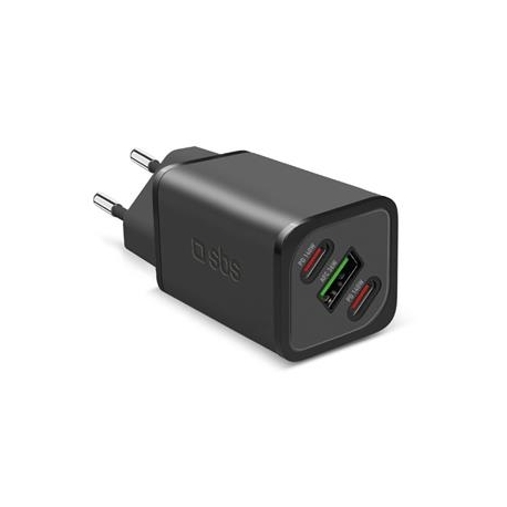 SBS GaN Charger with Power Delivery, 140 W, must - Vooluadapter
