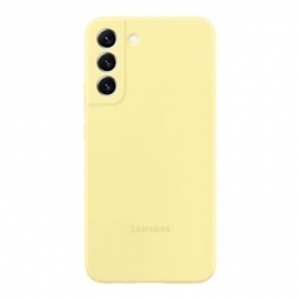 Samsung Galaxy S22+ Silicone Cover, kollane - Nutitelefoni ümbris