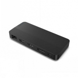 Lenovo USB-C Dual Display Travel, 100 W - Sülearvuti dokk