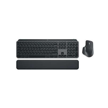 Logitech MX Keys S Combo, US, must - Juhtmevaba klaviatuur ja hiir