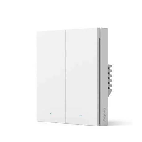 Aqara Smart Wall Switch H1, ilma neutraalita, 2 lülitit - Nutikas seinalüliti