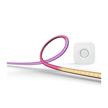 Philips Hue Play Gradient PC Lightstrip, 24''-27'' + sild, must/valge - LED valgusriba arvutile