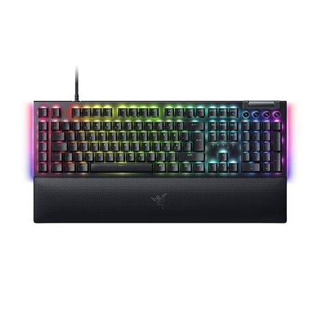 Razer BlackWidow V4, Green Switch, mehaaniline, US, must - Klaviatuur